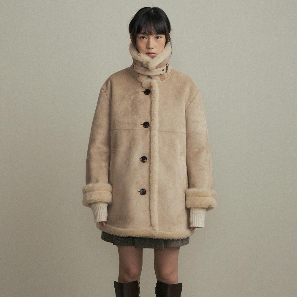 suede mustang coat (2color)