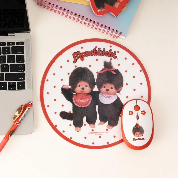 몬치치 원형 마우스패드
