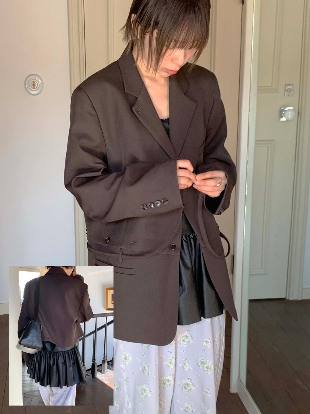 2way button jacket (2color)