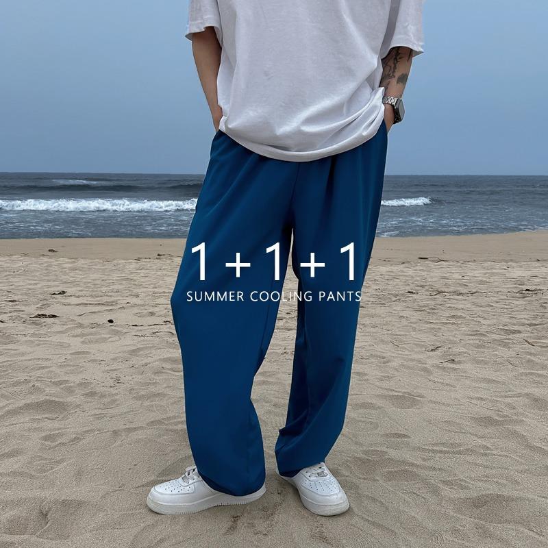 [1+1+1] 유니섹스 썸머 쿨링 와이드 팬츠