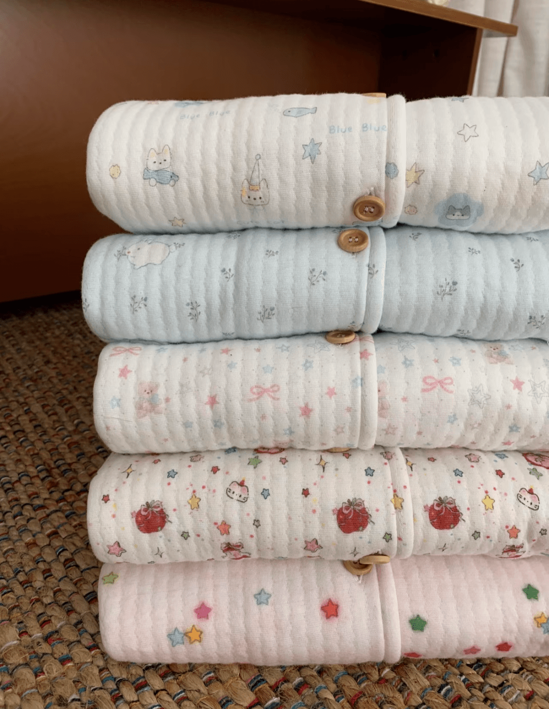 쏠띵즈 5type 몽글 몽글 따뜻한 겨울 잠옷 파자마 세트