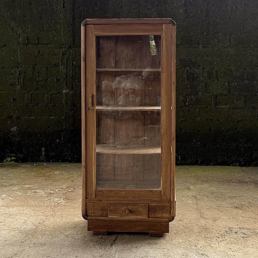 5/FEB/224_빈티지 유리달린 고재캐비넷