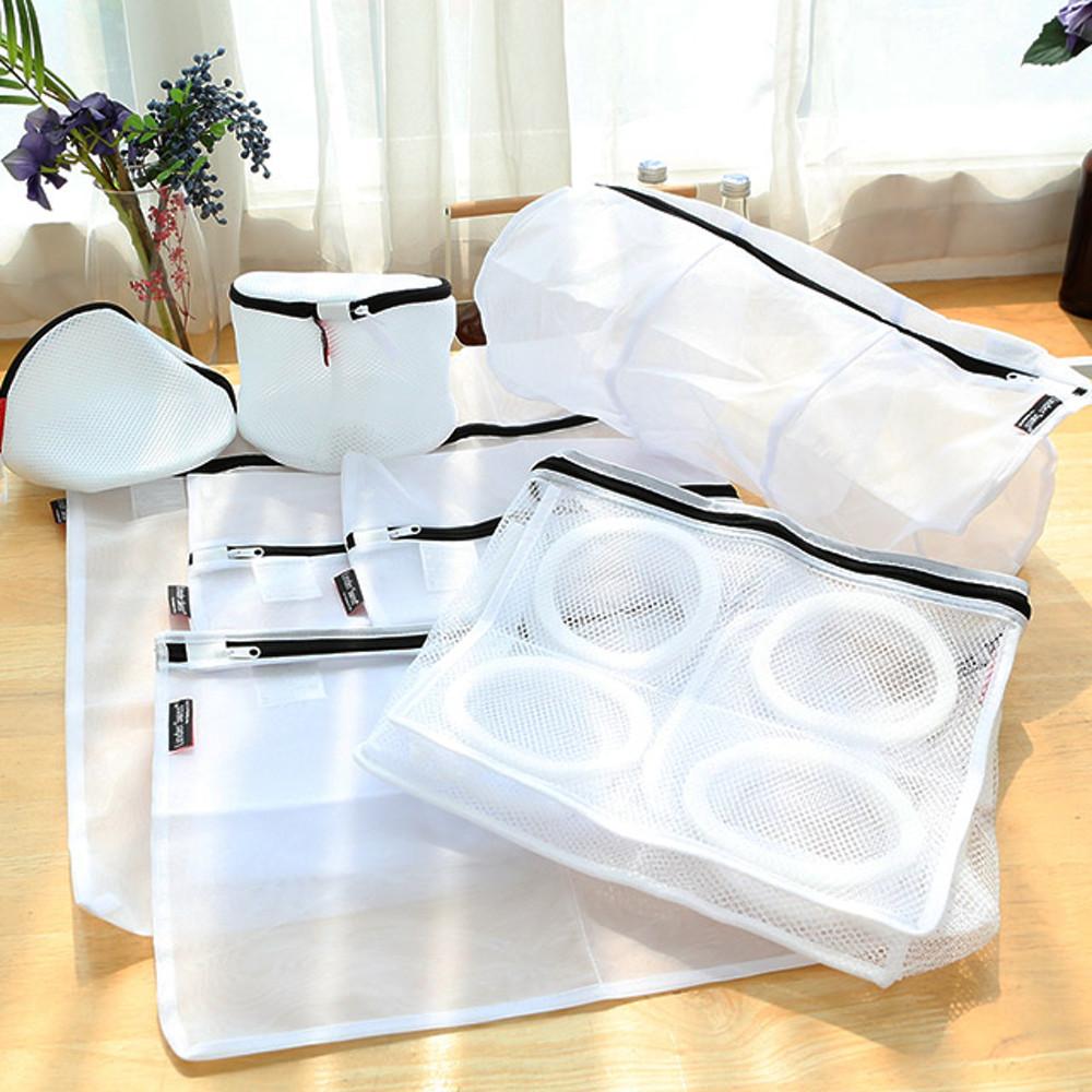 린더스위스 멀티 세탁망 8종 세트 이중 아기 티셔츠 운동화 의류 수건 속옷 다용도 빨래망