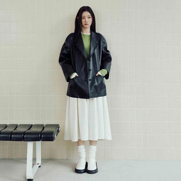 스티치 레더 자켓 NEL5AJ807_10