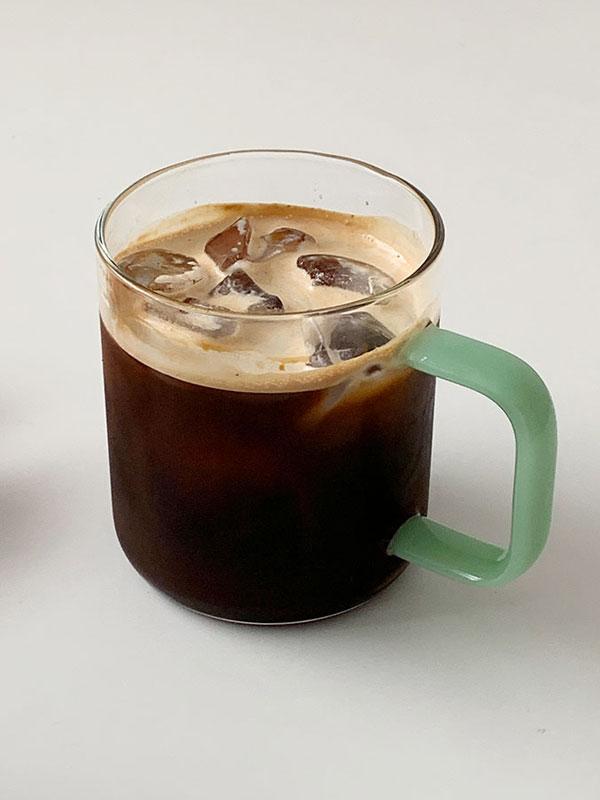 밀크 그린 머그컵 400ml