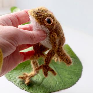 Frog pattern by Claire Garland