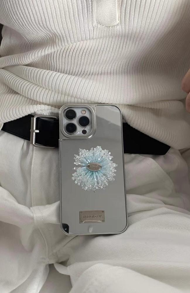 아이폰 15 프로 MAX 케이스 메탈 실버 슬림 아이폰케이스