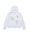 L19 ANGEL HOOD ZIP-UP(MELANGE)