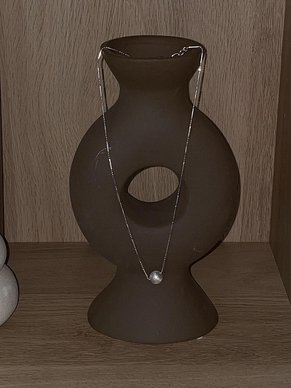 Glitter Ball Necklace (925 silver)