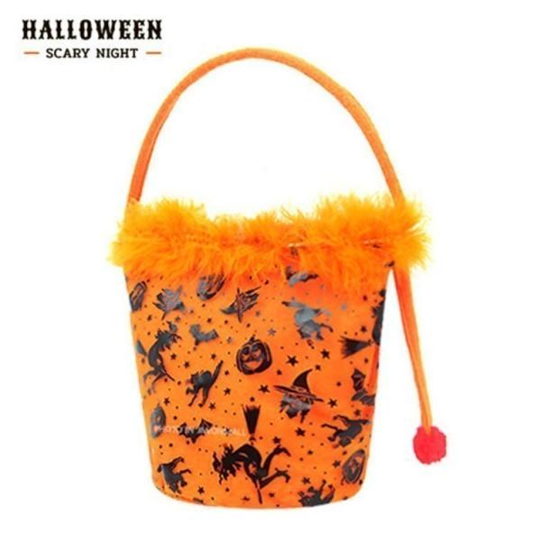 할로윈 호박주머니 오렌지깃털 데이 소품 파티 의상 코스튬