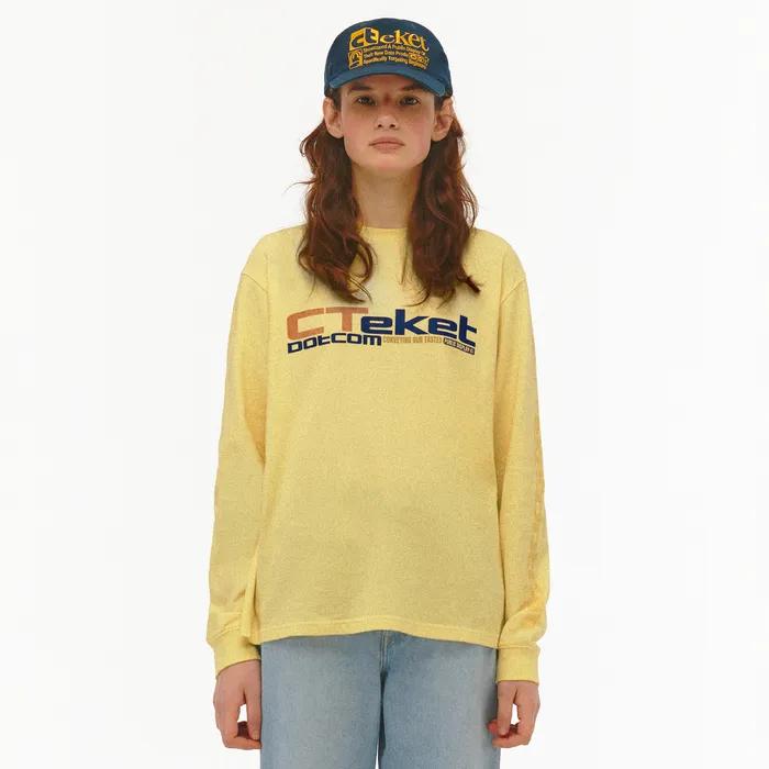 Public L/S Tee Yellow
