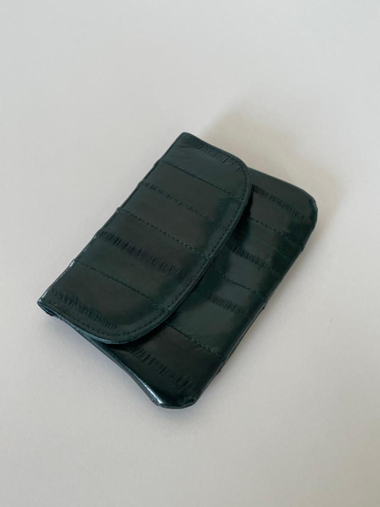 (앤디앤) 크루아상 미니지갑 - 딥그린