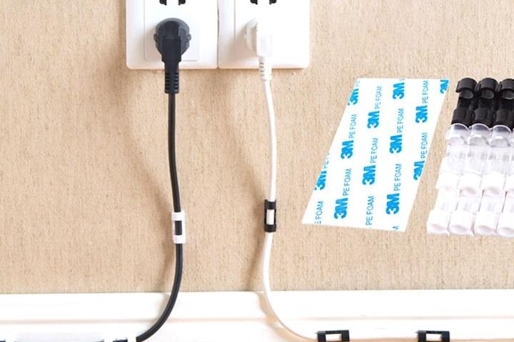 전선 정리 클립 선정리 케이블 홀더 컴퓨터 배선 인터넷 랜선 전기선 멀티탭 선 고정