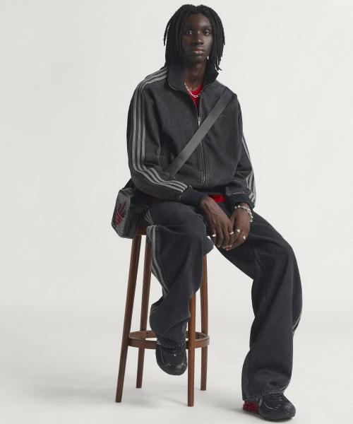 데님 파이어버드 트랙탑 - 블랙 / KD1516