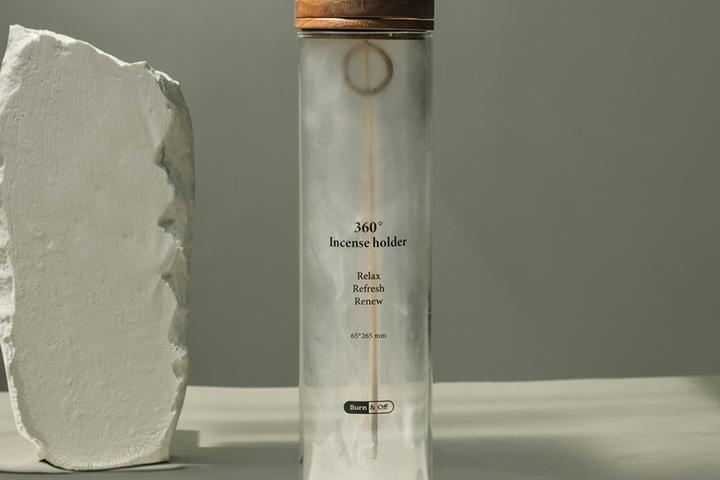 360 인센스홀더 유리 인센스스틱 나그참파 홀더 향받침대 향꽂이 집들이선물
