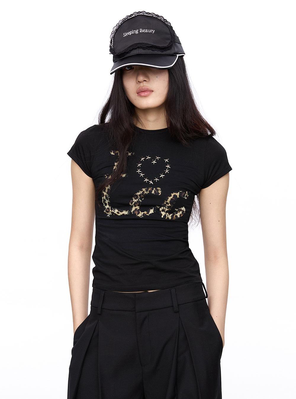 Leopard Print T-Shirt Top