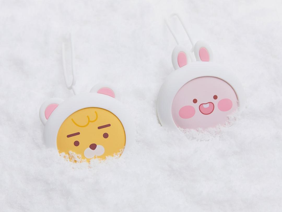 카카오프렌즈 폼폼프렌즈 손난로 보조배터리 라이언 어피치 6000mAh