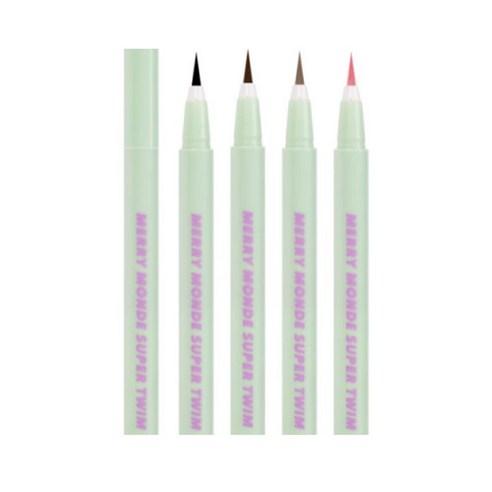 메리몽드 슈퍼트임 펜 아이라이너 0.5g, #4 피치트임 (웜..., 1개 - 아이메이크업 | 쿠팡