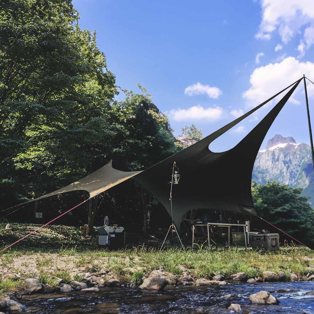 어반사이드 택티컬 에어실 70D 블랙코팅 만타 타프