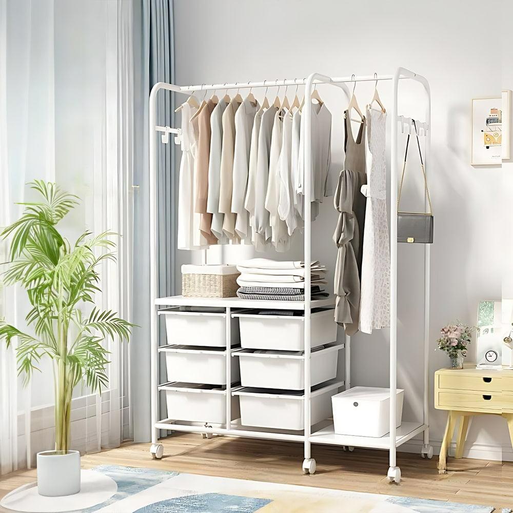 올인원 이동식 서랍행거