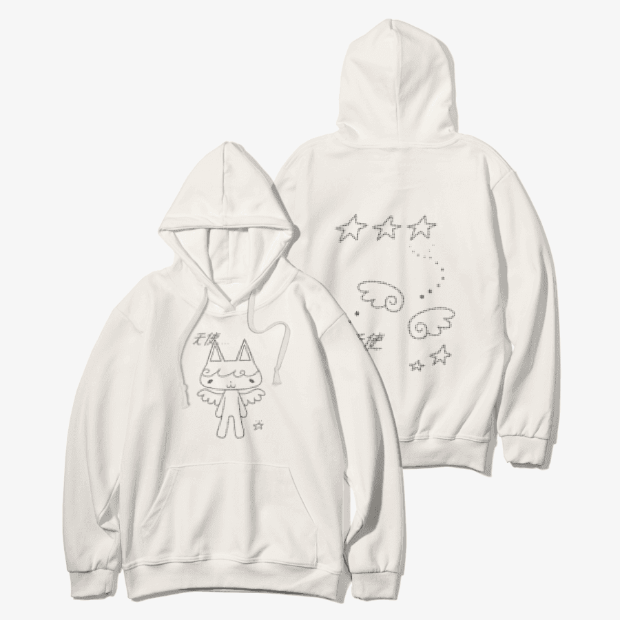 만장 천사냥 후드티 ㅣ 마플샵