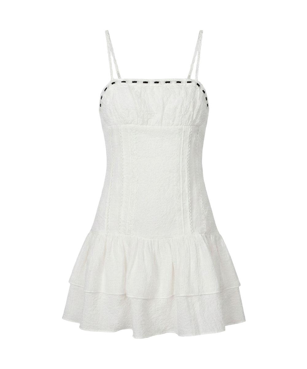 COQUETTE MINI ONEPIECE WHITE