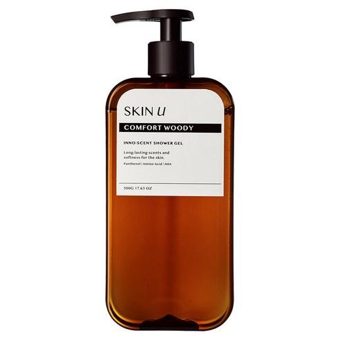 스킨유 컴포트 우디 샤워젤, 500g, 1개 - 바디워시 | 쿠팡