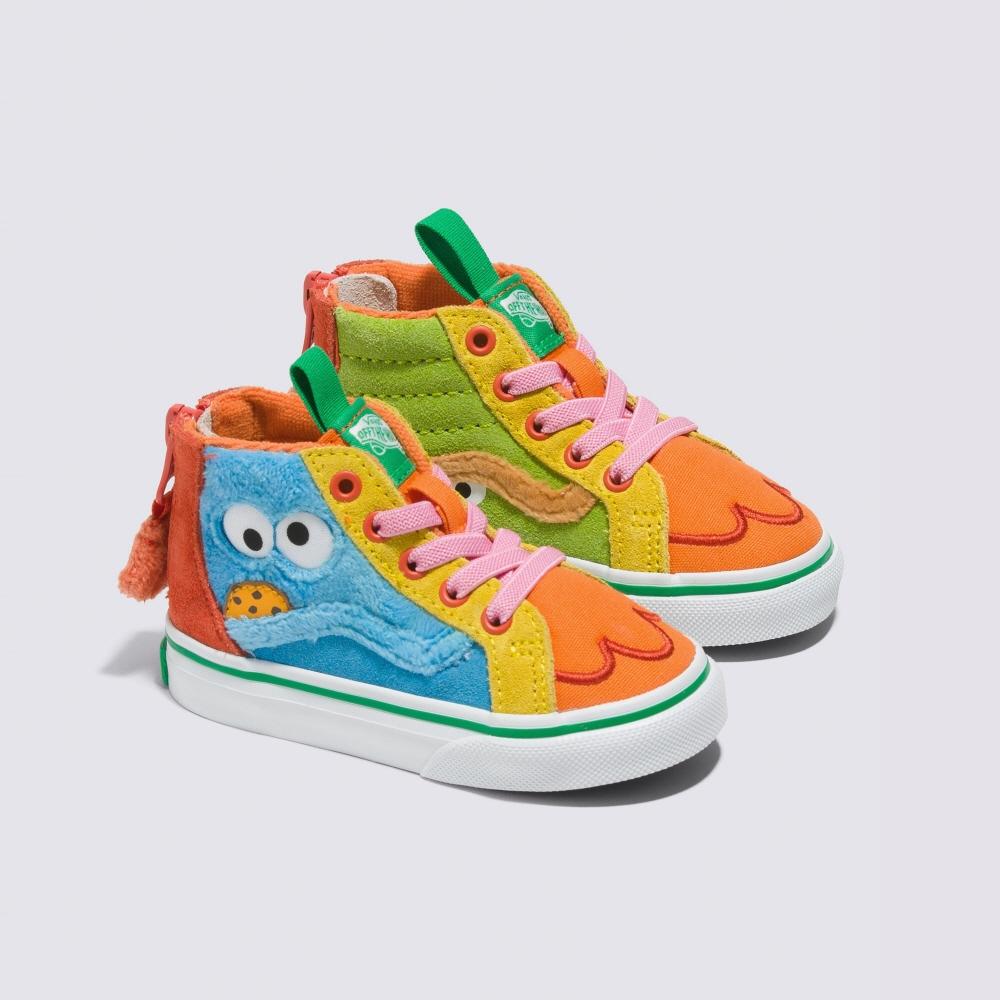 토들러VANS X SESAME STREET SK8-Hi 스케이트-하이 집