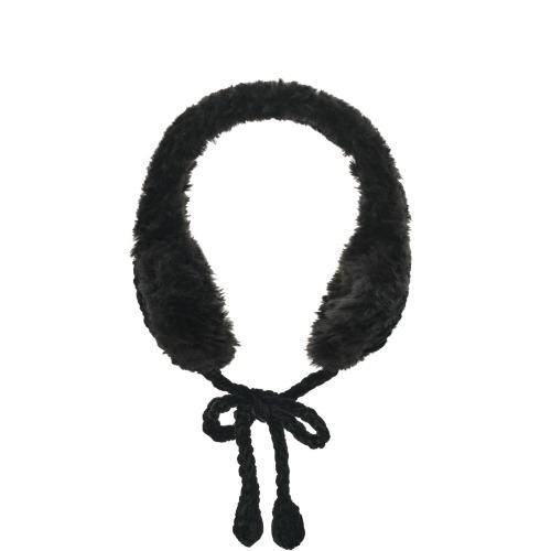 HANDICRAFT KNIT EARMUFF_BLACK (4차리오더)
