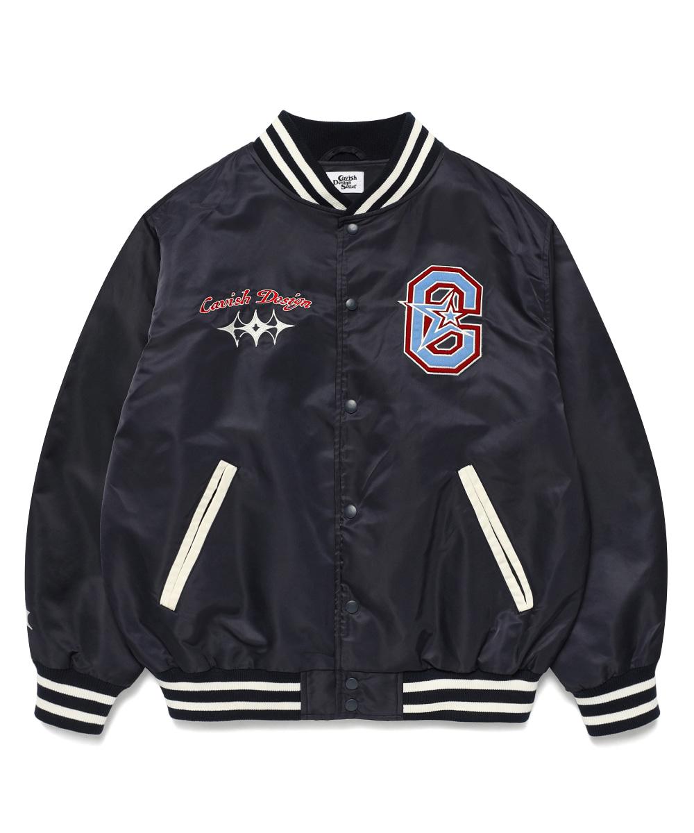 CVS BASEBALL JACKET[NAVY]