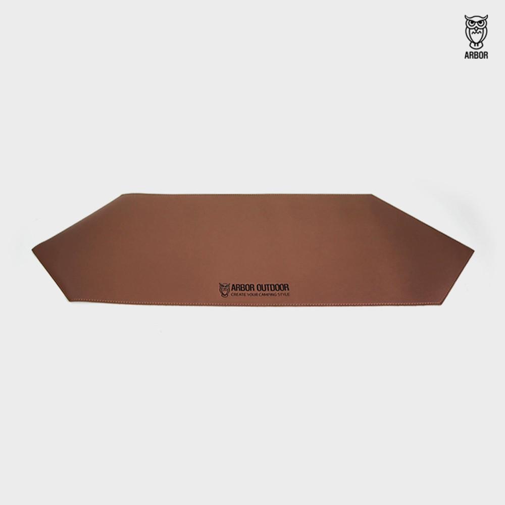 아버 캠핑 헥사 육각 가죽 테이블 매트