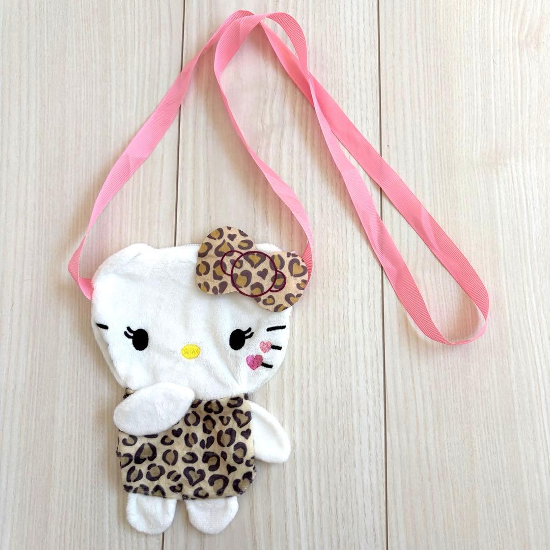 ハローキティ ヒョウ柄ポーチ　ギャルキティ