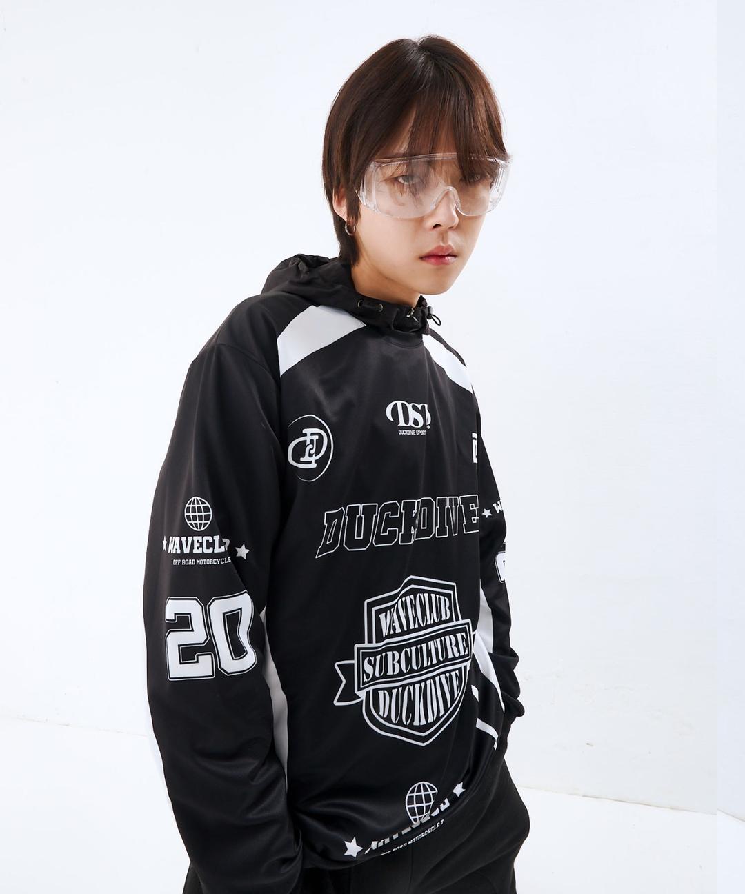 오프로드 메쉬 롱슬리브 블랙