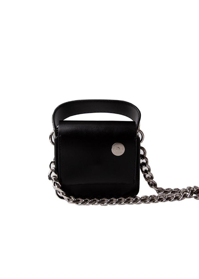 [주문폭주] NO.12 BLACK MINI BOLD CROSS BAG