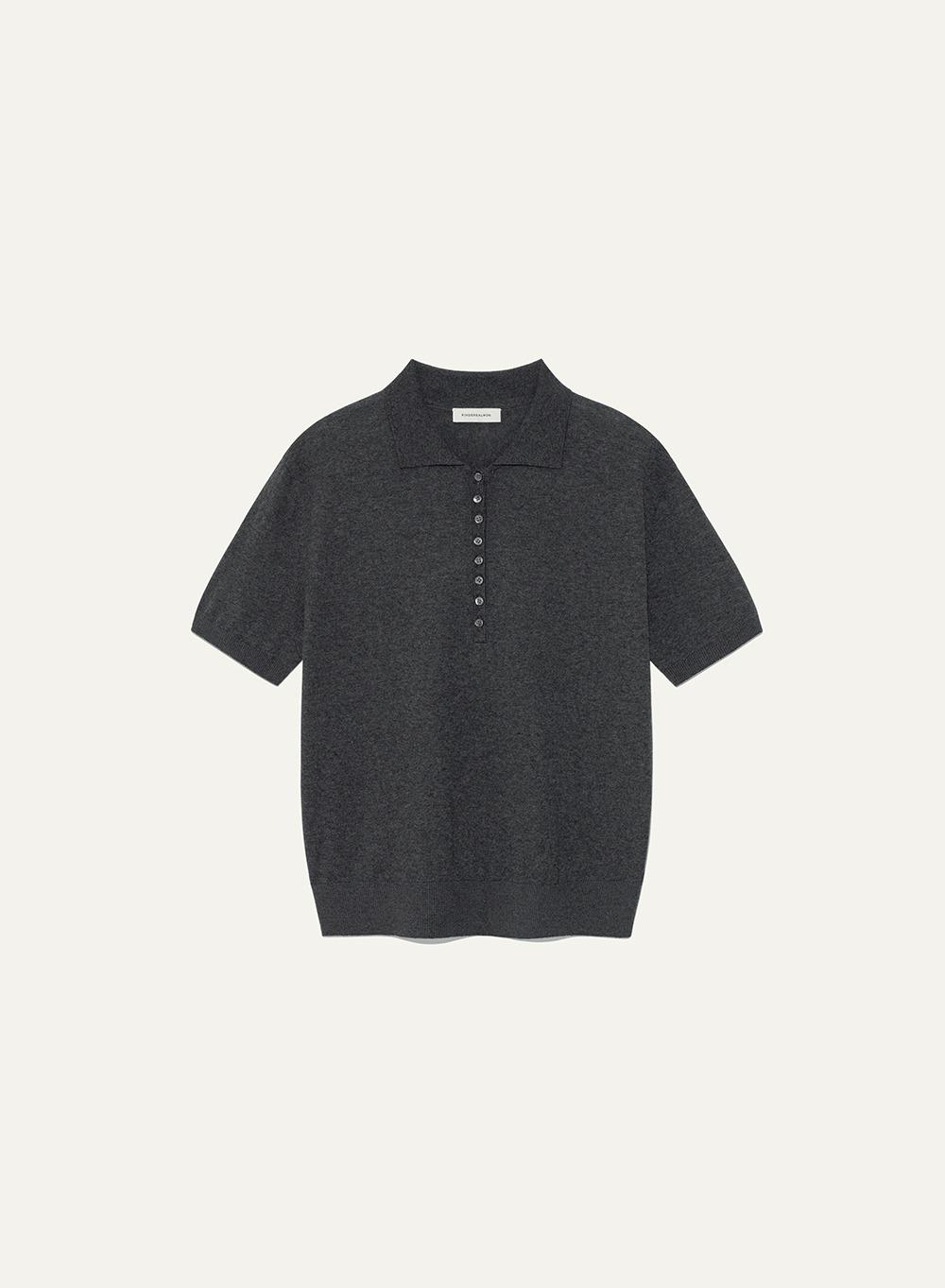 Anne’s Polo Knit Gray