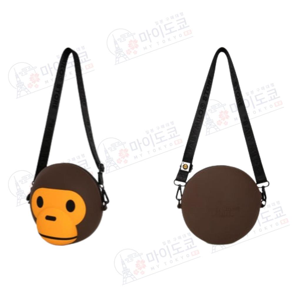 베이프 키즈 크로스백 베이비 마일로 페이스 숄더백 가방 BAPE BABY MILO FACE CROSS BAG AJ20-189-003