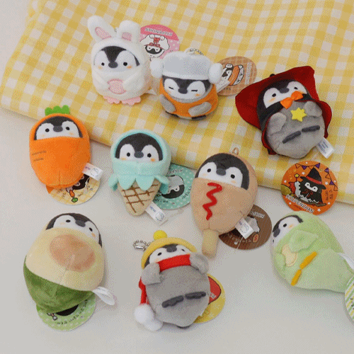 코우펜짱 인형 키링 9종