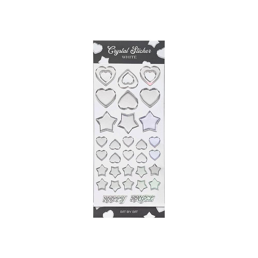 Crystal Sticker_White