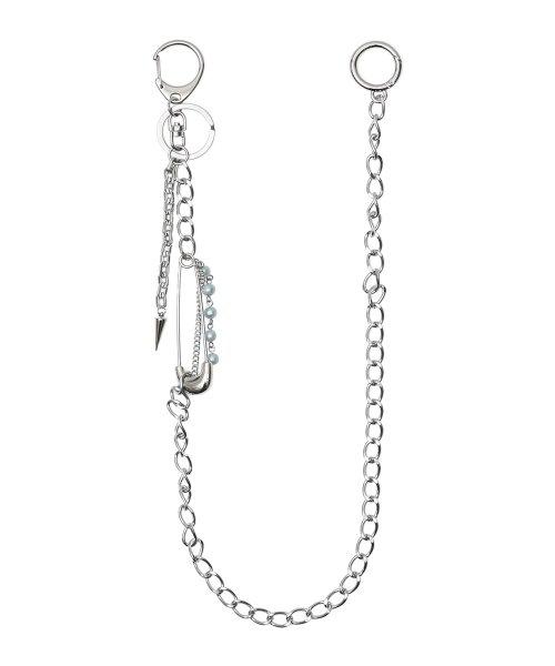 [FDR X Eburnean Stairs] Safety Pin Chain Keyring