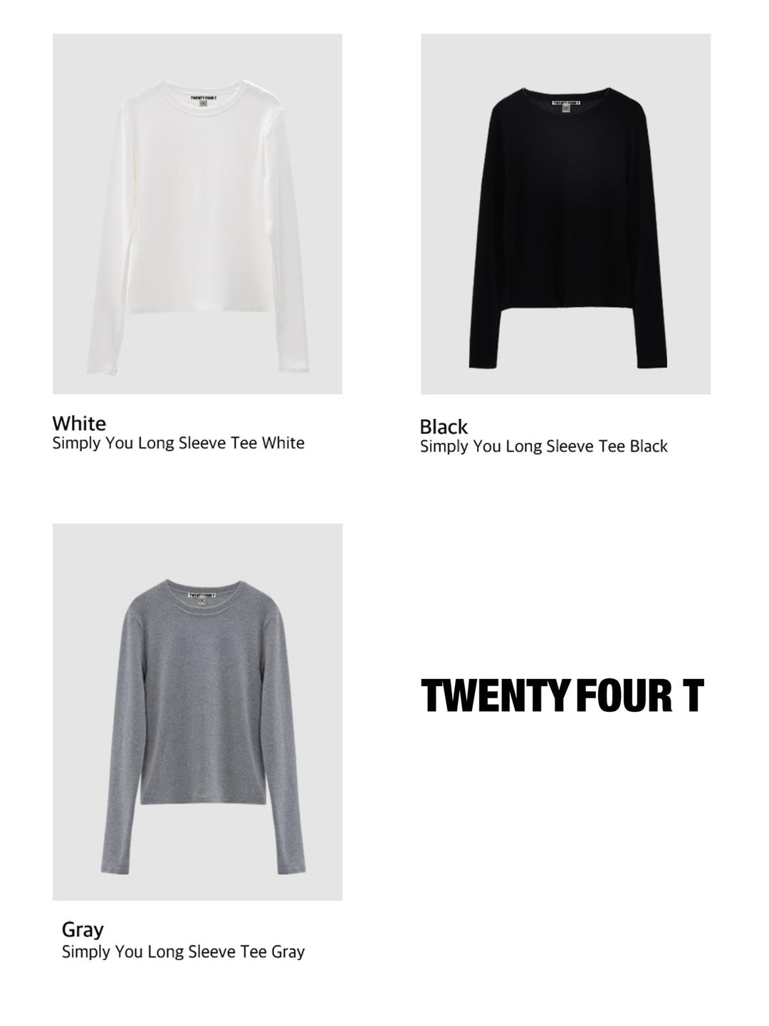ALLDAY 24T Simply You 3-Pack Long Sleeve T 기모