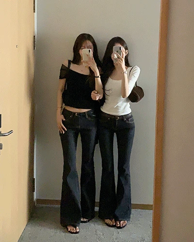 [mellmoden]필립 논페이드 생지 부츠컷 데님(1color)