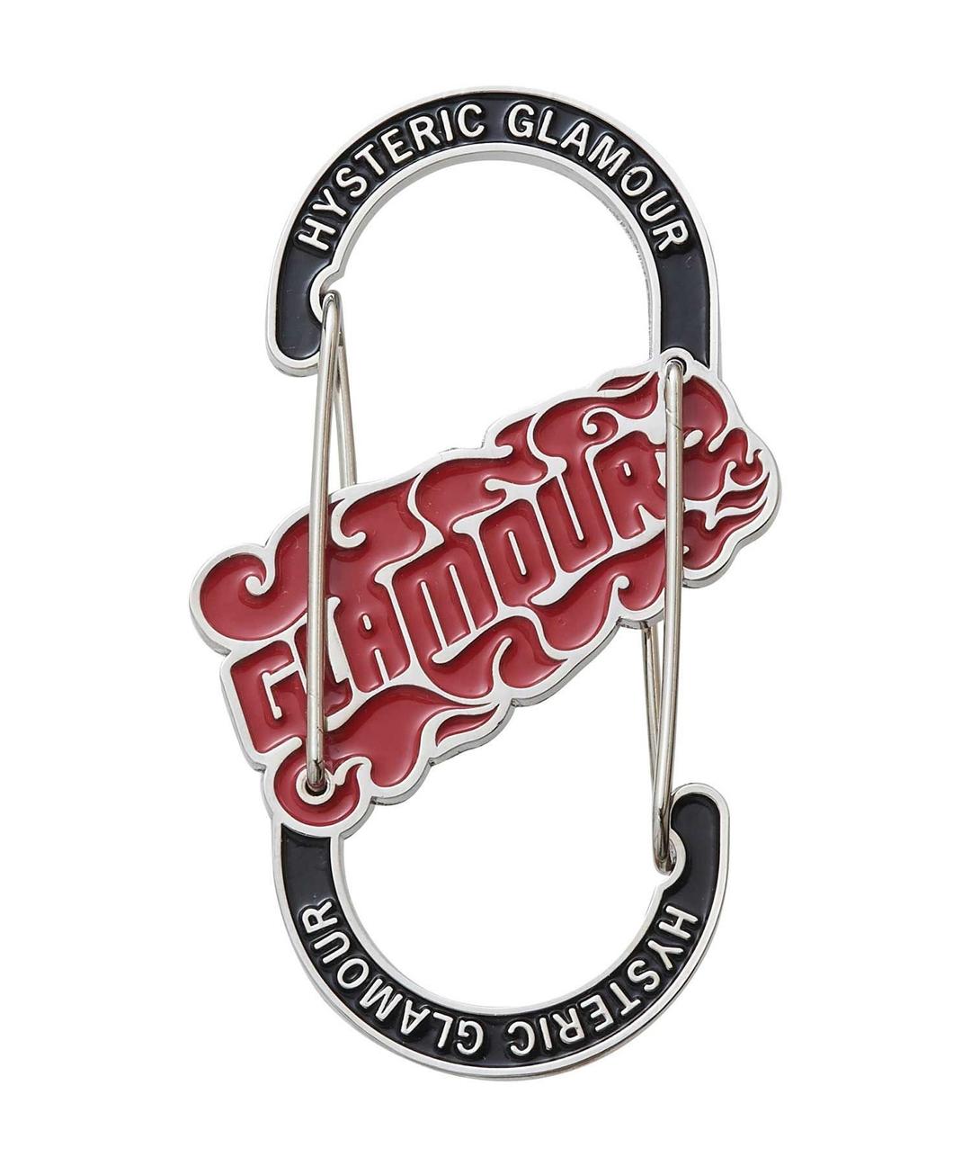 히스테릭글래머 카라비너 FLAME LOGO 불꽃 키링