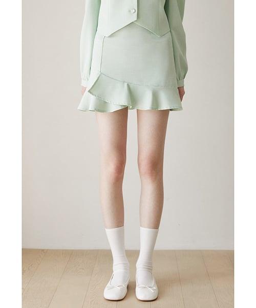 FRILL SKIRT - MINT