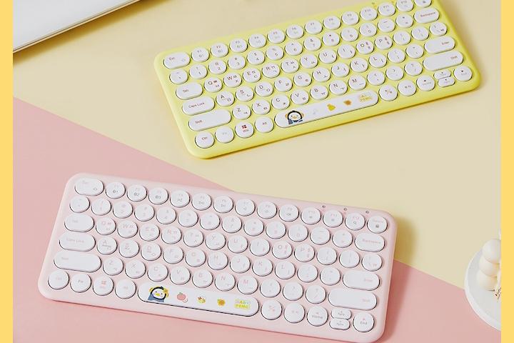 [귀여운] 아이패드 아이폰 블루투스 무선 키보드 노트북 맥북 멀티페어링 휴대용