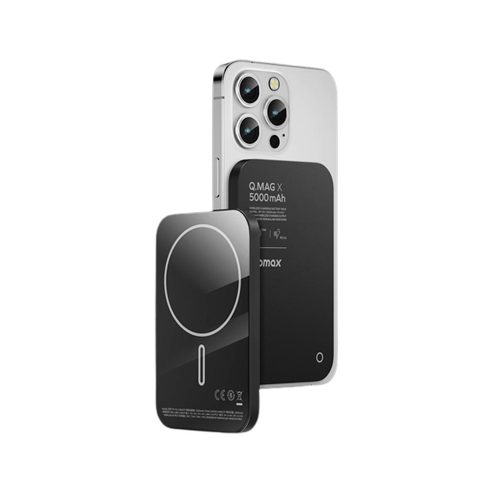 모맥스 보조배터리 슬림 강화유리 맥세이프 무선 고속 충전 MOMAX