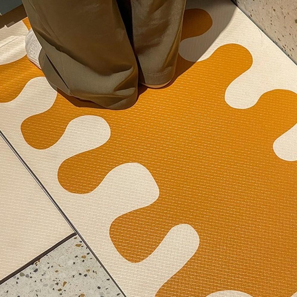 앳유어홈 컬러풀 주방 매트 PU 방수 논슬립 발매트 싱크대 발판 부엌 미끄럼방지 인테리어