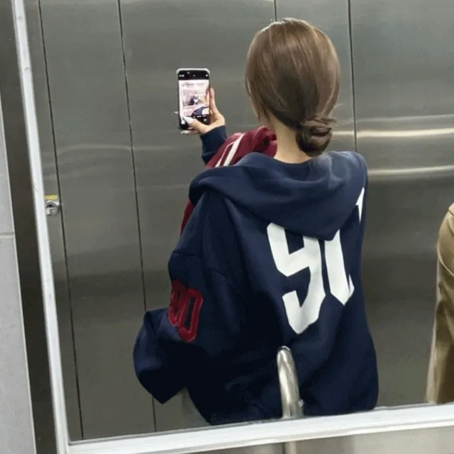 [희귀소장템!/핏보장] 09 프린팅 빈티지 오버핏 후드집업