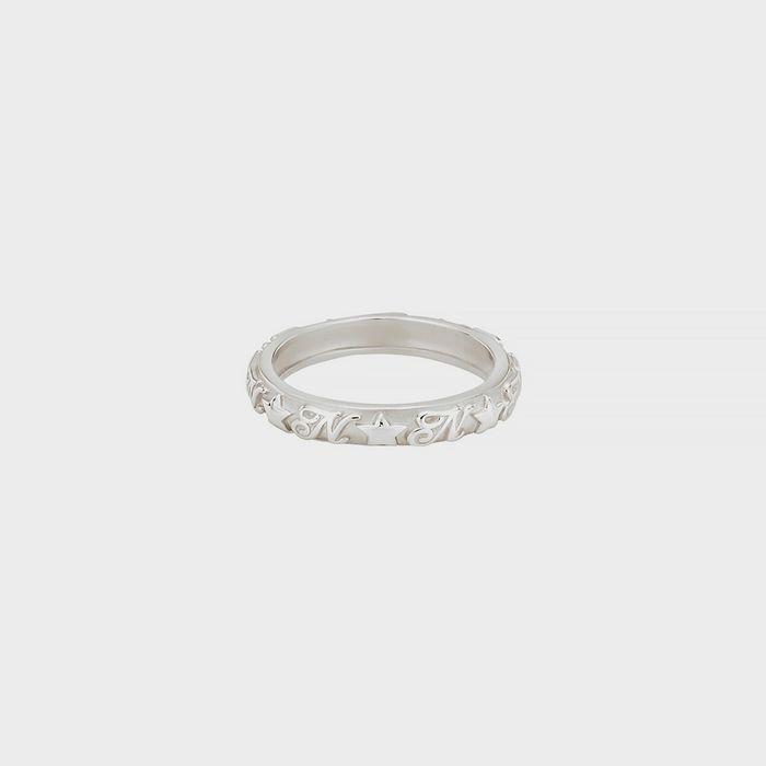 [silver925] star logo ring-silver