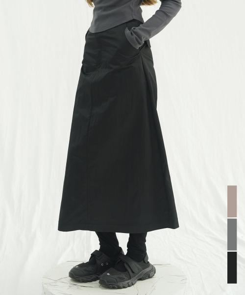 Pocket Thaslan Long Skirt - 3COL