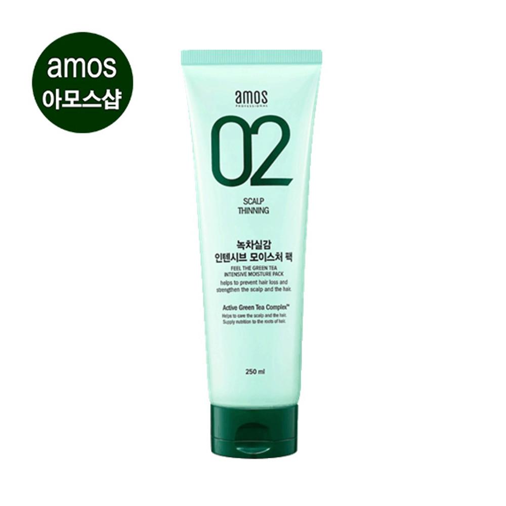 아모스 녹차실감 인텐시브 모이스처팩 250ml
